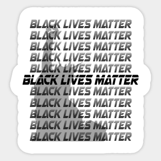 black lives matter Sticker